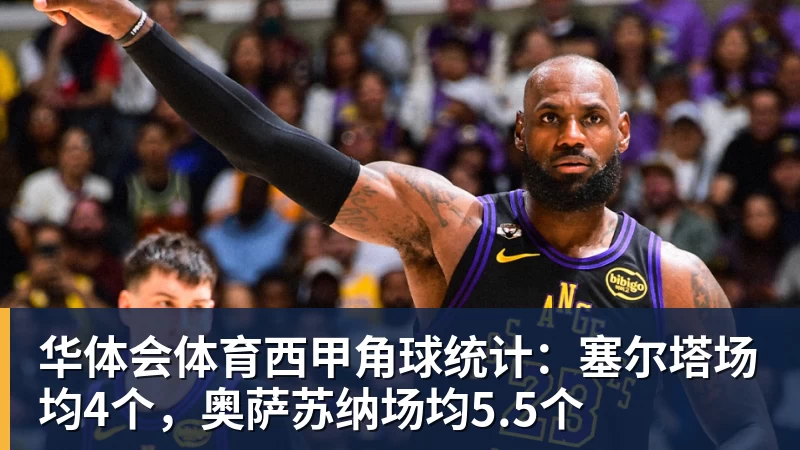 华体会体育西甲角球统计：塞尔塔场均4个，奥萨苏纳场均5.5个