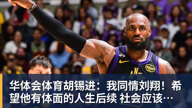 华体会体育胡锡进：我同情刘翔！希望他有体面的人生后续 社会应该给予善待